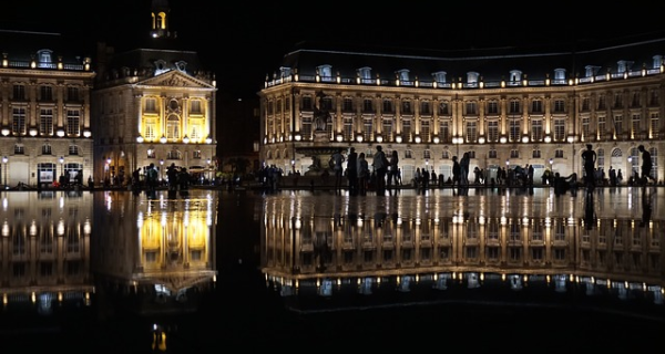 Place de la Bourse à Bordeaux