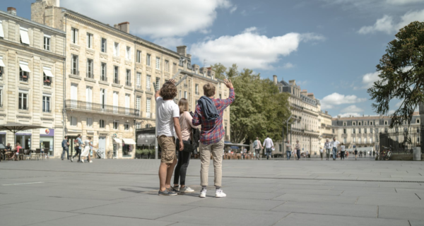 Visiteurs de la ville de Bordeaux